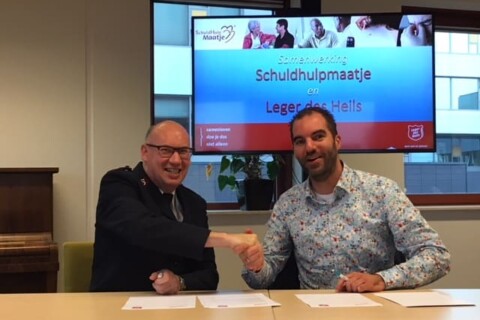Op 5 september 2018 ondertekenden voorzitter Joost Schelling namens SchuldHulpMaatje en veldsecretaris Richard de Vree namens het Leger des Heils Kerkgenootschap een nieuwe samenwerkingsverklaring.